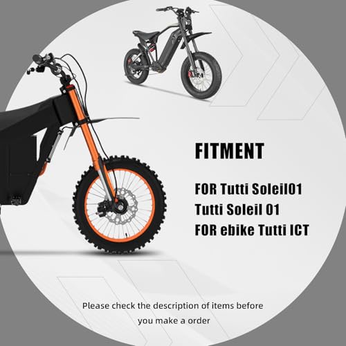 BAOUFF Seat Cover for Tutti,Waterproof Non-Slip Cushion Cover for Tuttio Electric Dirt Bike Soleil 01 and Ebike ICT-Black - Image 2