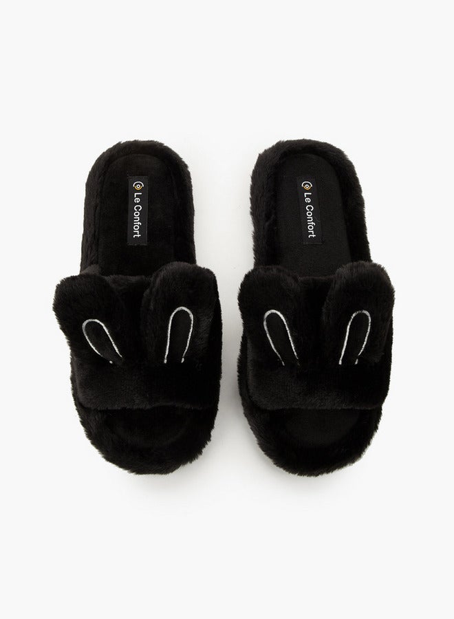Le Confort Women Bunny Ear Bedroom Slides - Image 3