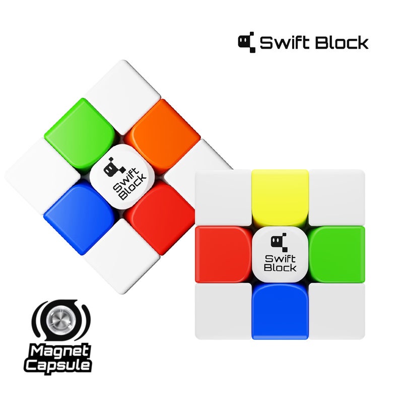 Gan Drift Box Swift Block 355S Magnetic Levitation 3-Order Rubik'S Cube Racing Beginners Children'S Toys - Image 1