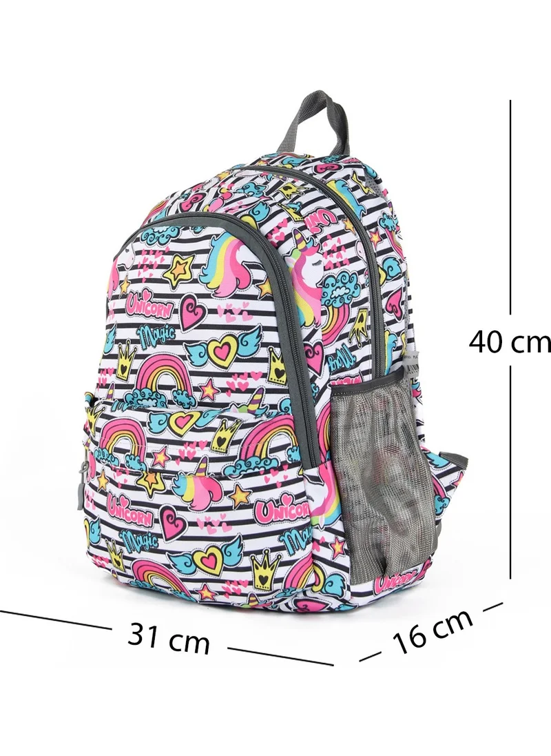 Cambridge Polo Club Triple School Bag Set PLCAN2079-337 Line Unicorn