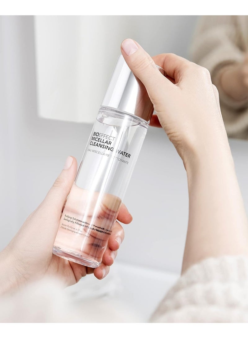 Bioeffect - Bioeffect Micellar Cleansing Water, Make-up Remover and Hydrating Facial Cleanser of Icelandic Geo-Thermal Mineral Lava Water & Plant-Based Humectants, Fragrance-Free Luxury Face Wash - Image 1