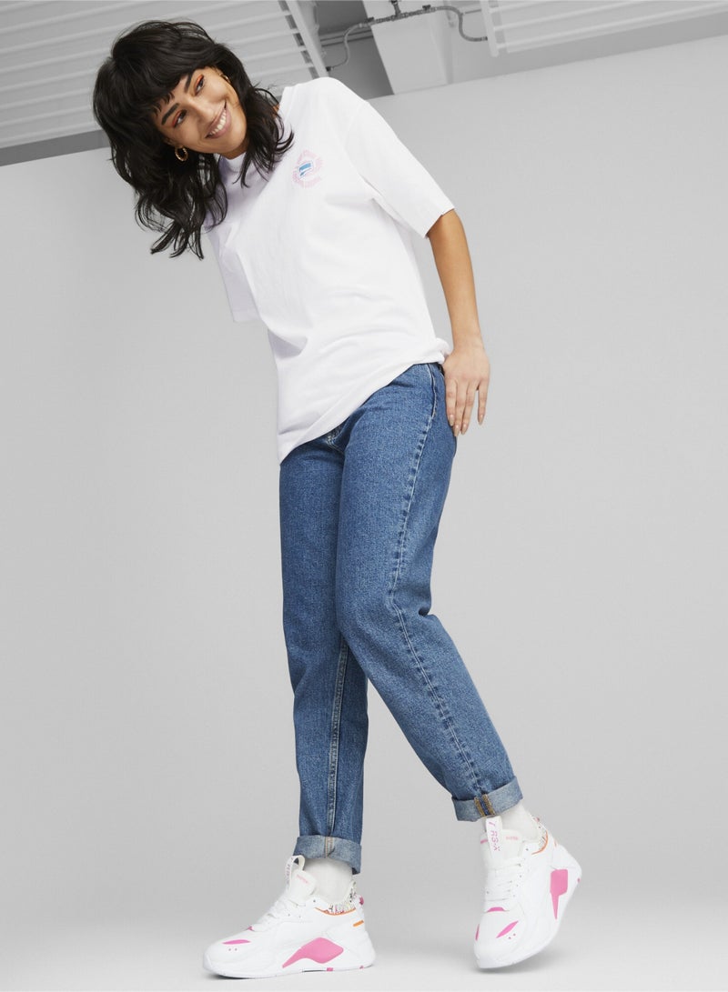 PUMA RS-X Artisan Womens White Sneakers  - Image 4
