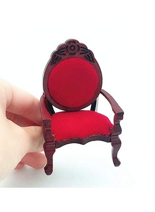 EatingBiting 1:12 Dollhouse Miniature Vintage Retro Single Sofa Chair Furniture For Living Room Bed Room Kitchen Retro Vintage Designed Dolls House Miniature Furniture Action Figures Accessory - Image 5