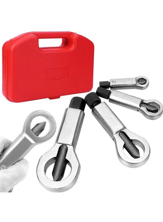 JoyTube Pumauto Steel Heavy Duty Nut Splitter Set Bolt Buster Breaker Tool Broken Damaged Screw Nut Removal Splitting Kits - Image 1