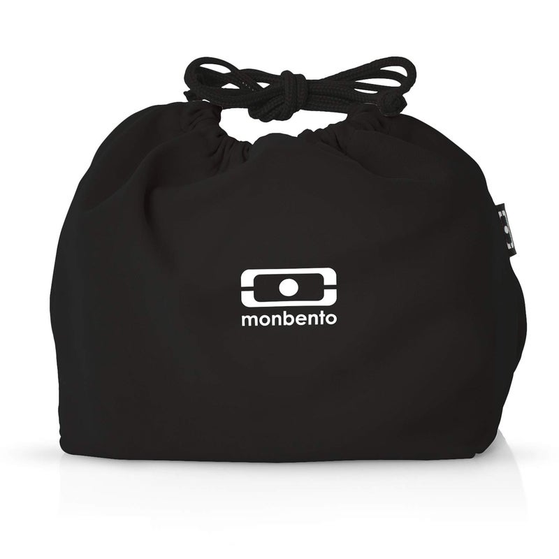 monbento - Lunch Bag MB Pochette M Onyx - Polyester Lunch Tote - For Work Lunch Packing - Can Contain a Bento Box MB Original or MB Tresor - Black - Image 4