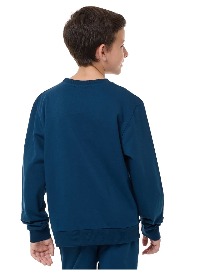 victor and jane Boys' Sweatshirt  (8-14yrs) Navy