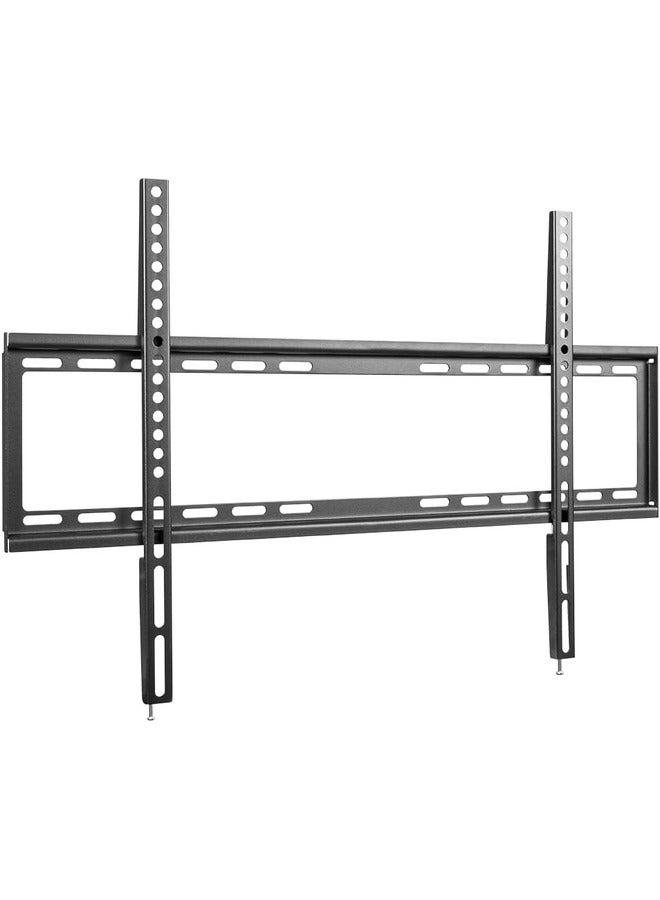 Fixed TV Wall Mount for 13”-30” Screens - Heavy-Duty Black Bracket, Supports Up to 15kg, Max VESA 100x100, 15mm Wall Clearance (Model ELT-04)