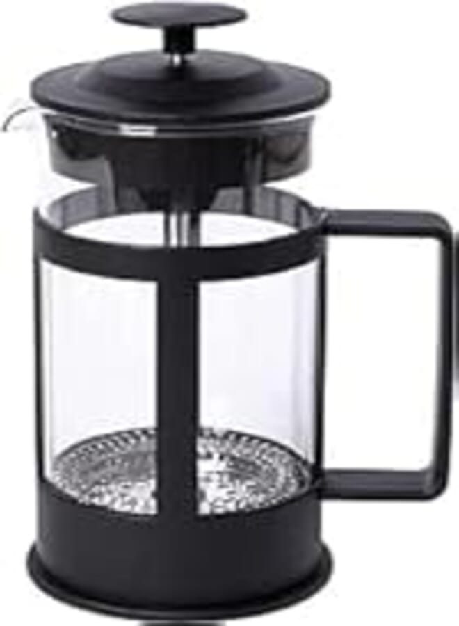 French Coffee Tamper for Travel Camping Insulated Pot Double Body for Tea Coffee Cold Drinks Heat Resistant Office Supplies with Superior Filtration Suitable for Gifts 300ml, Plastic