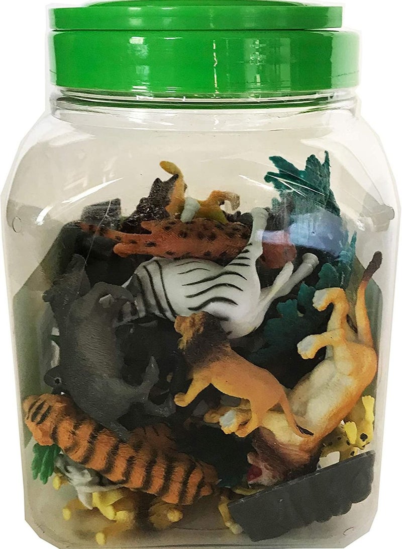 Animal Zone Safari Collection Bucket (40 Pieces)  - Image 1