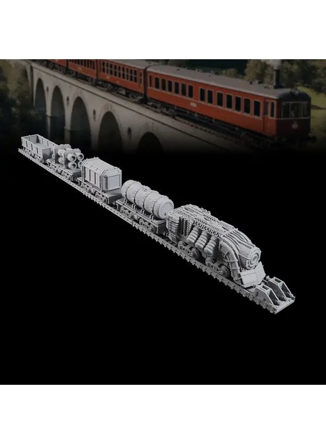 Open Wagon Train Engine Miniature Terrain For Tabletop Adventures Fantasy Role Playing Board Game - Image 2