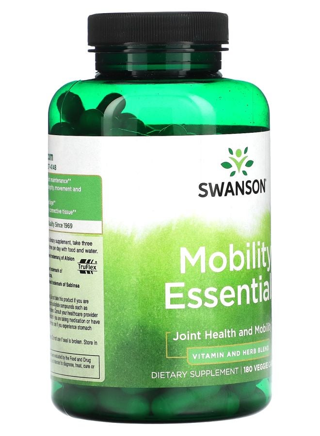 SWANSON Mobility Essentials 180 Veggie Capsules - Image 2