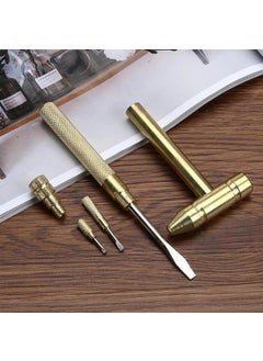 MATSON MATSON 5 in 1 micro mini multifunction copper hammer mini hammer hathodi with 4 diffrent screwdriver inbulit usefull for repair gadget watch mobile Pack Of 1  - Image 2