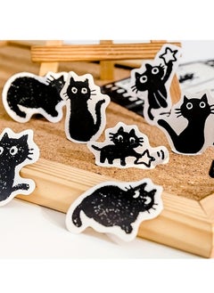 Generic 45pcs/Box Whimsical Black Cat Anime Stickers Collection - Decorate Your Scrapbooking, Bullet Journal, DIY Crafts, Planners, Suitcase, Diary, Notebooks, Album, Laptop, Phone Cases  - Image 4