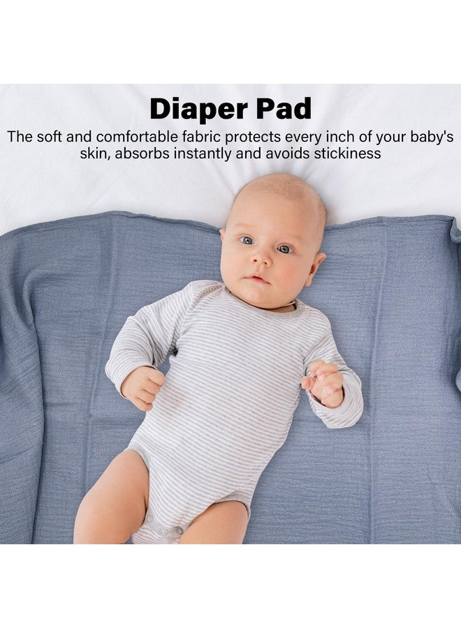 CUXFLS Muslin Swaddle Blankets for Newborn Boys and Girls Burping Clothes, Skin-Friendly Large Size Suitable for Infant Baby Breathable Swaddle Wrap(2 Pack) - Image 5