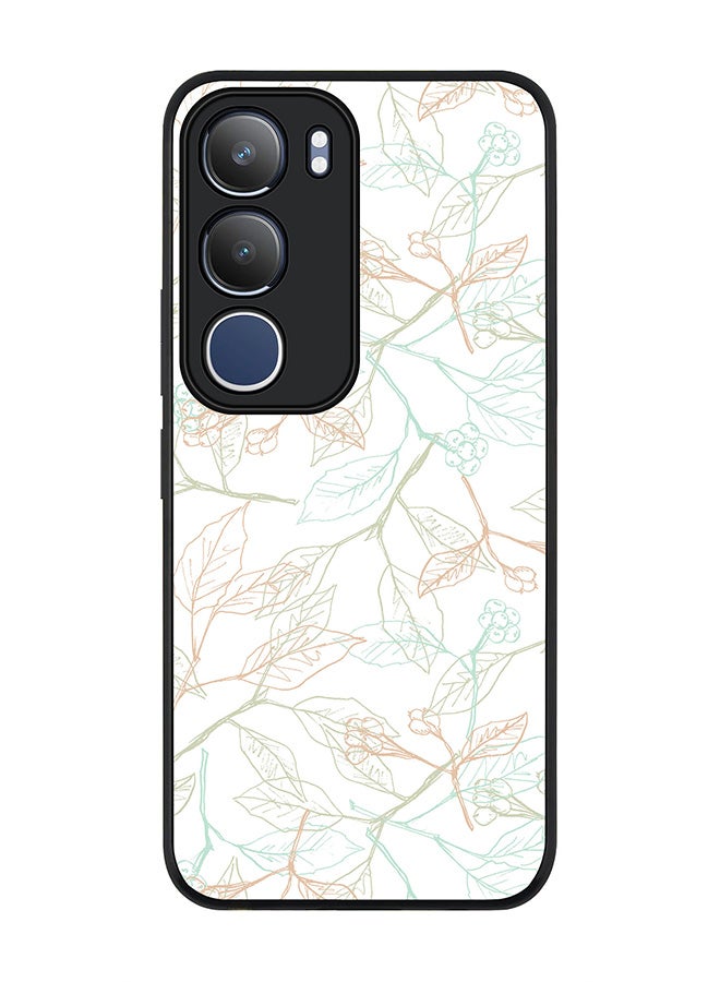 Stylizedd For vivo Y19s / Y19s Pro Case,Slim fit Camera Protection, Shockproof Thin Phone cover  - Delicate Sprigs