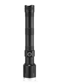 SONASHI Rechargeable LED Torch with Zoom Function | 6000mAh Battery with Type-C Charging | 1200 Meters Long Coverage | Hyper Bright 20-Watt Laser LED with 3 Hours Continuous Working | LED Flashlight for Camping & Hiking | SLT-3811Z Black (Pack of 2)  - Image 2