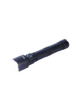 SONASHI Rechargeable LED Torch with Zoom Function | 6000mAh Battery with Type-C Charging | 1200 Meters Long Coverage | Hyper Bright 20-Watt Laser LED with 3 Hours Continuous Working | LED Flashlight for Camping & Hiking | SLT-3811Z Black (Pack of 2)  - Image 5