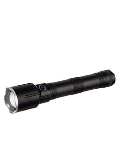SONASHI Rechargeable LED Torch with Zoom Function | 6000mAh Battery with Type-C Charging | 1200 Meters Long Coverage | Hyper Bright 20-Watt Laser LED with 3 Hours Continuous Working | LED Flashlight for Camping & Hiking | SLT-3811Z Black (Pack of 2)  - Image 4