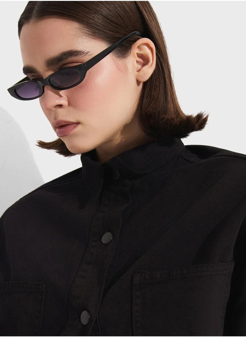 JUNE Essential Button Down Shirt