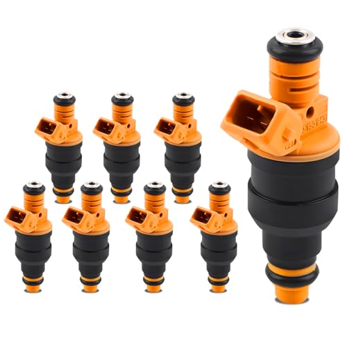 WINNEWBEAUTY Upgraded Set of 8 Fuel Injectors Compatible with Ford Lincoln Mercury Mustang Vehicles46L 50L 54L 58L E150 E250 E350 F150 F250 F350 Fuel Injector Kit Replace OE 0280150943 0280150939 0280150909 - Image 1