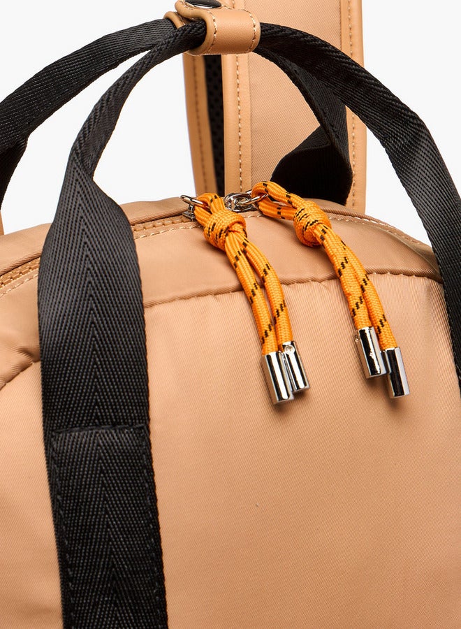 لي كوبر حقيبة ظهر بألوان متداخلة مع أحزمة كتف قابلة للتعديل وإغلاق بسحاب - Image 4