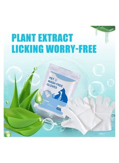 Generic 6 Pieces Clean Wash Free Gloves, Disposable Pet Grooming Gloves(1 Pack)  - Image 4