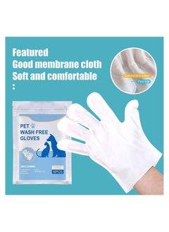 Generic 6 Pieces Clean Wash Free Gloves, Disposable Pet Grooming Gloves(1 Pack)  - Image 5