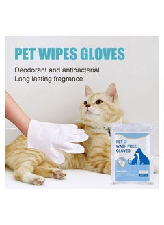 Generic 6 Pieces Clean Wash Free Gloves, Disposable Pet Grooming Gloves(1 Pack)  - Image 2