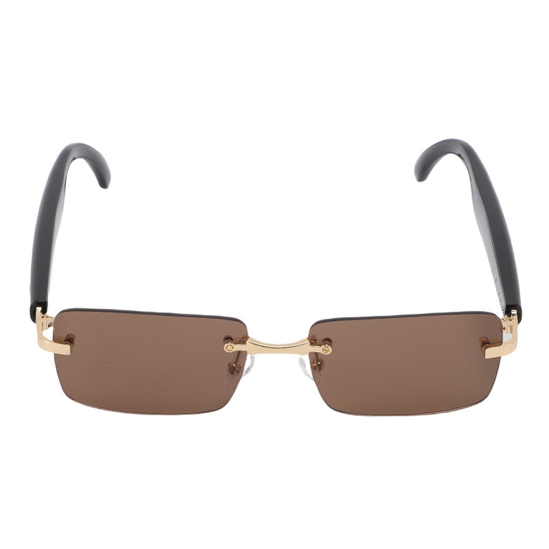 Real Time Translation Glasses Smart Bluetooth Translator Sunglasses Support for GPT DeepSeek Model Gold Brown - Image 5