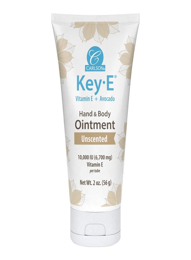 Carlson - Key-E Ointment, For Dry & Rough Skin, 10000 IU (6700 mg) Avocado, Coconut Oil, Beeswax, Vitamin E, Unscented, 2 oz - Image 1