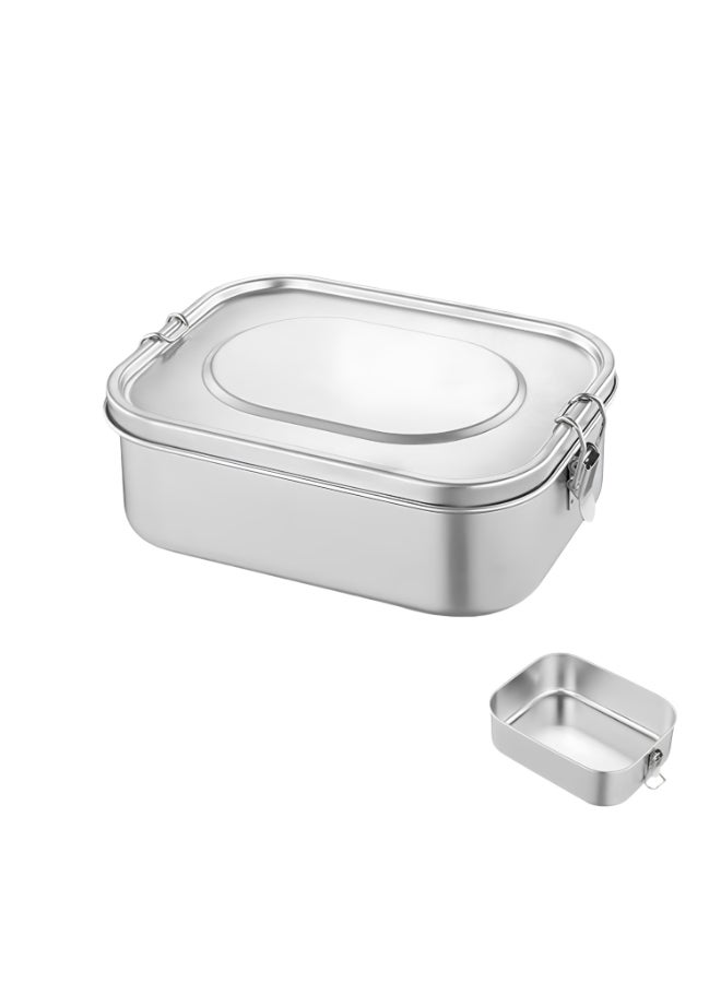 Pearl Kids Stainless Steel Rectangular Lunch Box – 1000 Ml, Durable, Leakproof, Easy To Clean, School Lunch Container, Pk0009 - Image 1