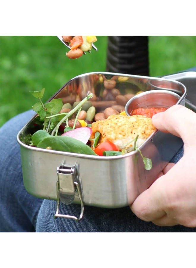 Pearl Kids Stainless Steel Rectangular Lunch Box – 1000 Ml, Durable, Leakproof, Easy To Clean, School Lunch Container, Pk0009 - Image 4