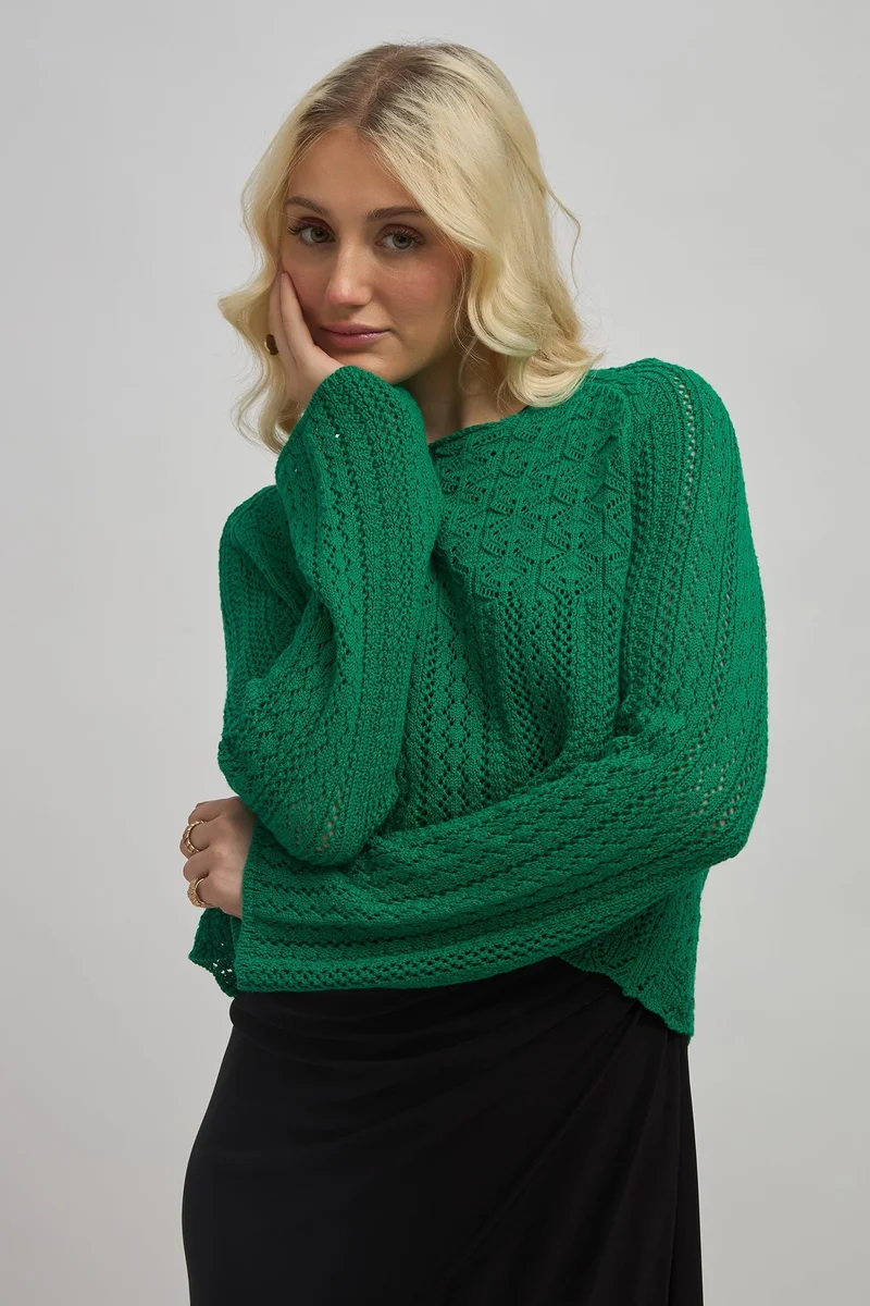 Virgio VIRGIO 100% Cotton Knited Fullsleeve Raglan Top