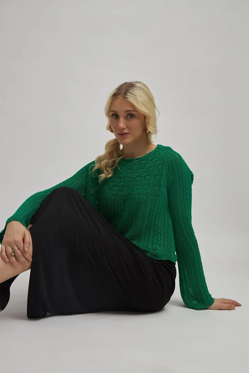 Virgio VIRGIO 100% Cotton Knited Fullsleeve Raglan Top