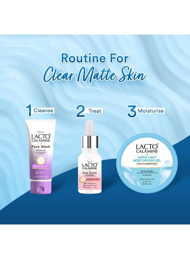 Lacto Calamine Super Light Moisturizer for Face | 150g | Moisturiser for Oily Skin with Niacinamide, Hyaluronic Acid | Face Moisturizer with 300% Instant Hydration, 90% Stronger Moisture Barrier - Image 3