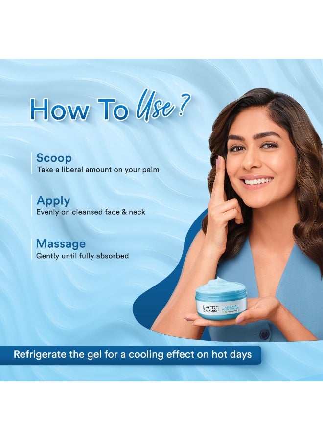 Lacto Calamine Super Light Moisturizer for Face | 150g | Moisturiser for Oily Skin with Niacinamide, Hyaluronic Acid | Face Moisturizer with 300% Instant Hydration, 90% Stronger Moisture Barrier - Image 4