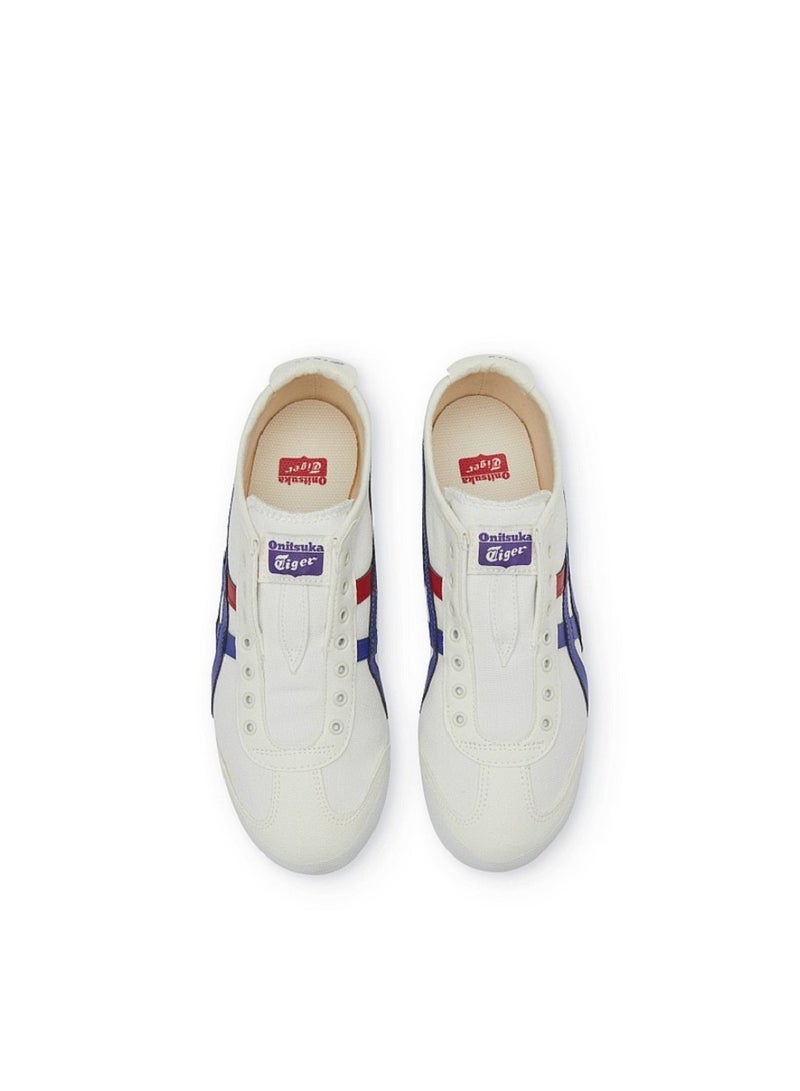 Onitsuka Tiger MEXICO 66 Slip-On Canvas Casual Colorblock Sneakers Shoes White/Red /Blue/Gold - Image 5