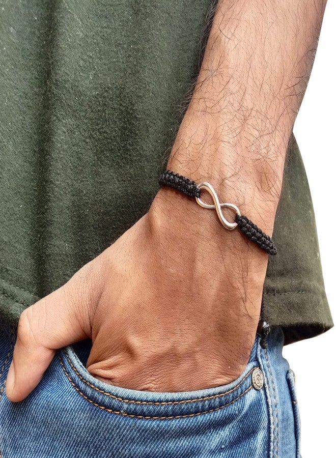 PRODUCTMINE سوار PRODUCTMINE® INFINITY ذو خيط ساحر قابل للتعديل، مناسب للفتيات والرجال والفتيان والنساء - Image 4