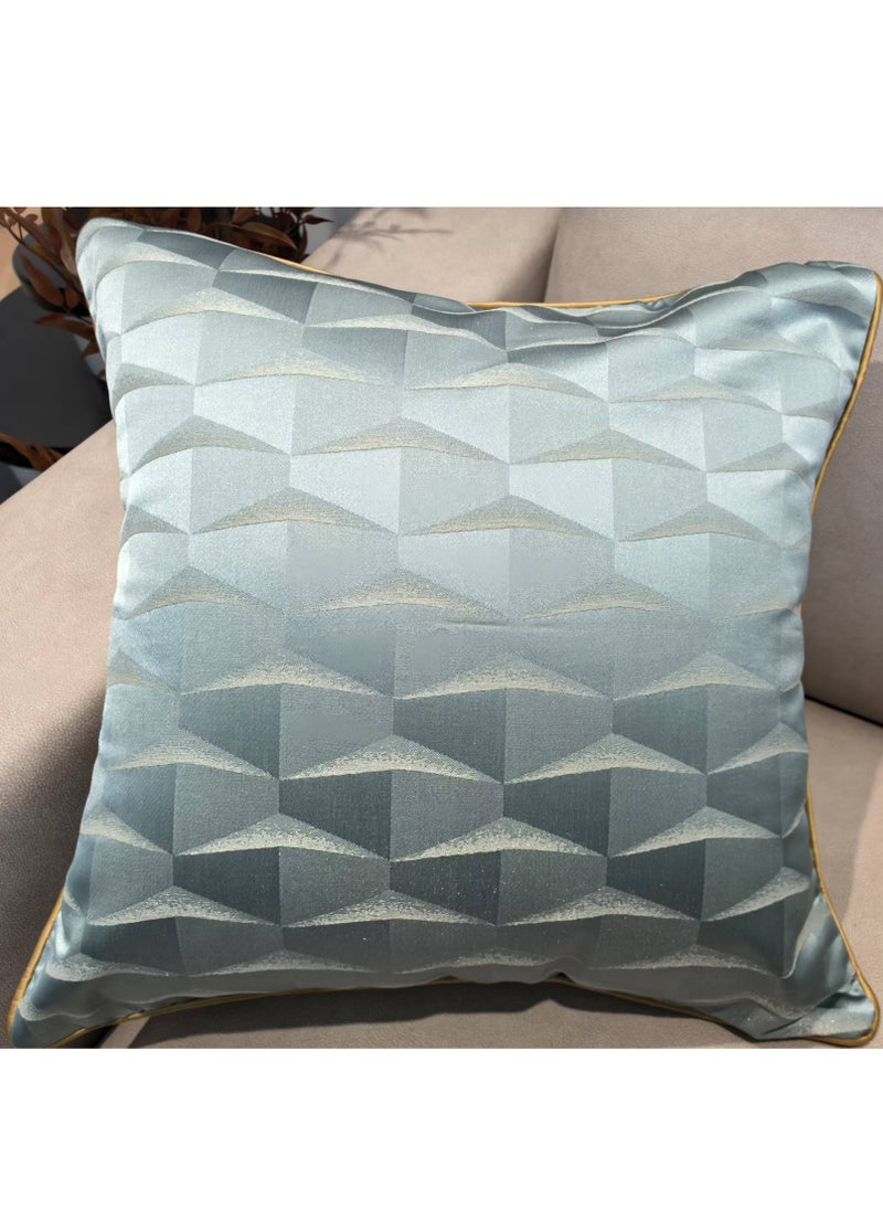 Generic Pack of 2, Noble Decorative Square Throw Pillow Cover Cushion Covers Pillowcase, Home Decorations for Sofa Couch Bed Chair 18x18 Inch  - Image 2