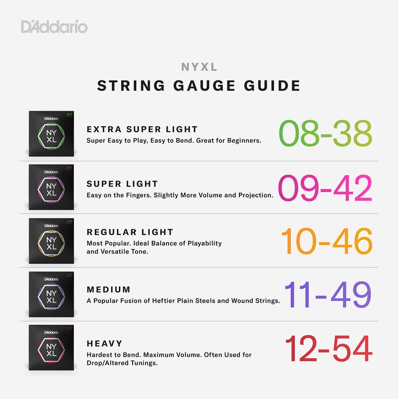D'Addario Electric Guitar Strings, NYXL Nickel Plated, NYXL0942-3P, Super Light 09-42, 6-String Set, Pack of 3 - Image 5