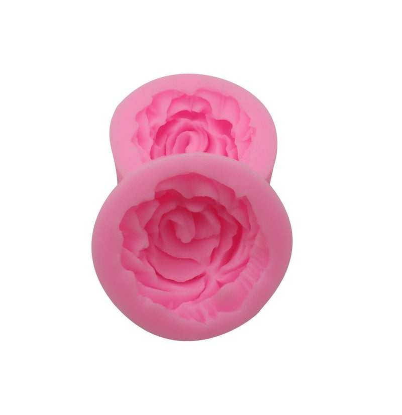 HengKe 2 Piece 3d Flower Bloom Rose Shape Silicone Molds for Cupcake Dessert Chocolate Jelly Cookie Decor, Jewelry, Pastry, Chocolate,Handmade Soap Mould Candy Making - Image 5