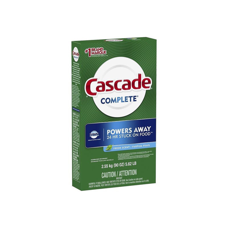 كاسكيد Cascade Complete Powder Cascade Cascade غسل الصحون مسحوق Cascade 90 أونصة مع Cascade Platinum غسالة الصحون Cleaner 3 Count Count - Image 2