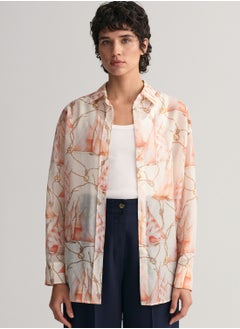GANT Saling Print Cotton Silk Shirt  - Image 3
