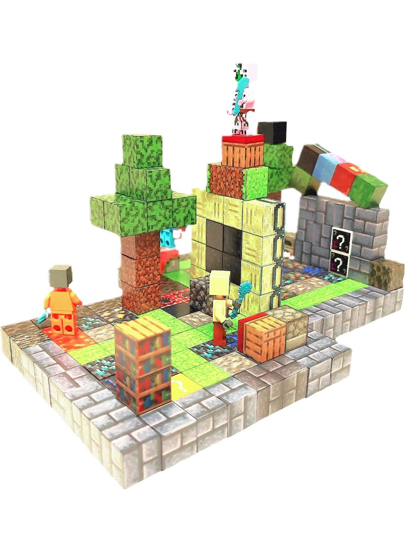 190PCS Magnetic Blocks for Boys  Girls Toys for Toddlers Gifts for 3+Years Old Kids 2CM Magnet Cubes Classroom Must Haves Construction Toys - Image 1