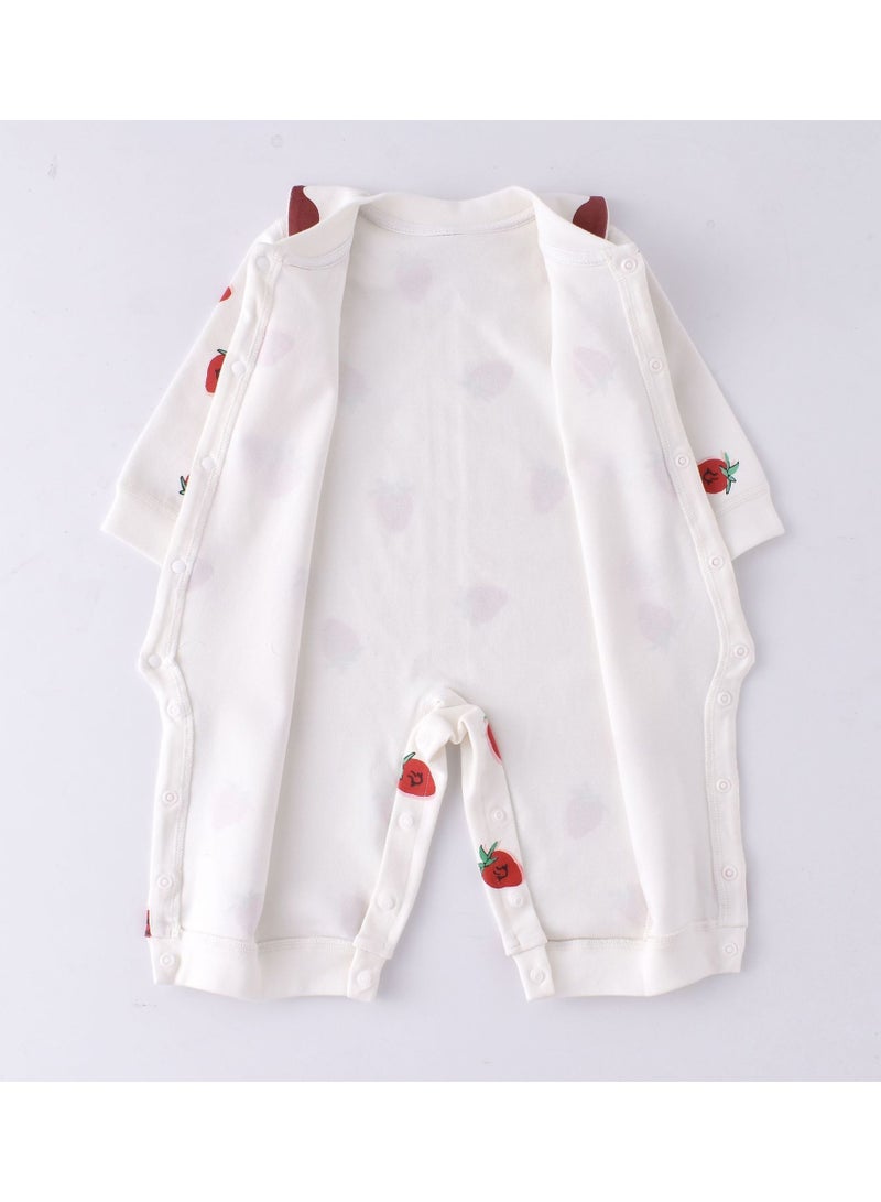 Loquat Baby Spring And Autumn Pure Cotton Bodysuit  - Image 2