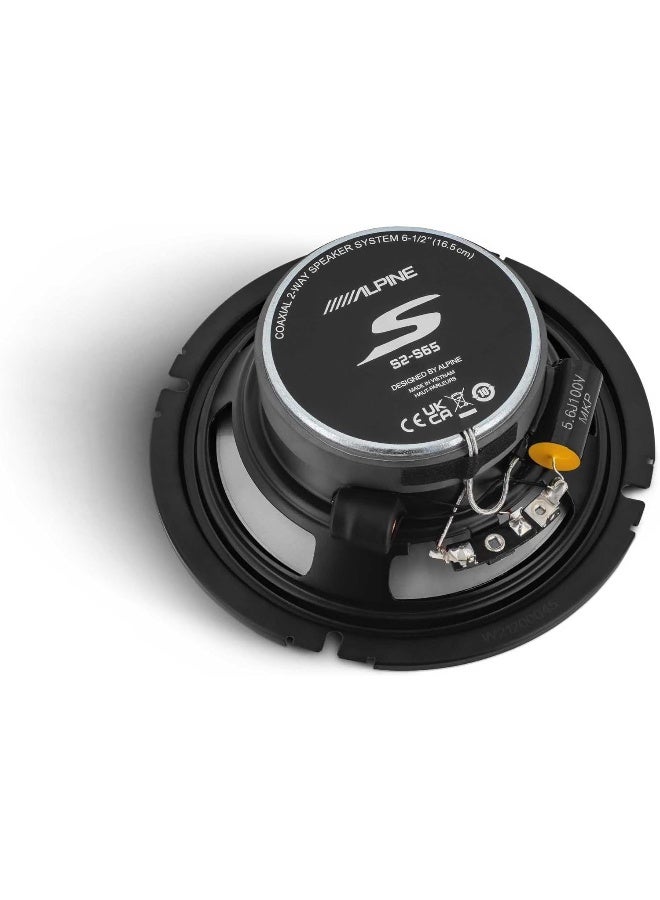 Alpine S2-S65 - Next-Generation S-Series 6.5" Coaxial Speaker Set