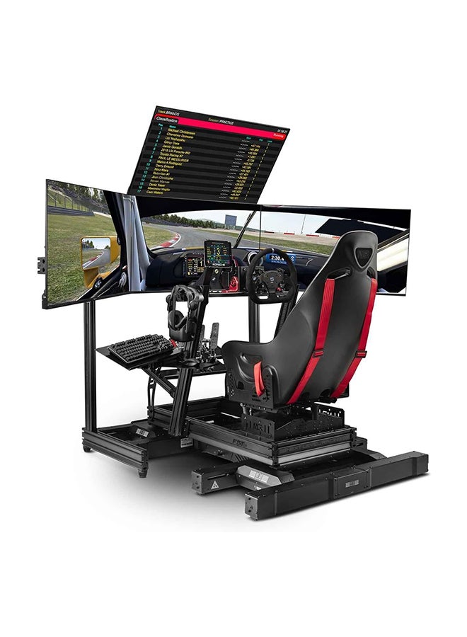 Next Level Racing NLR-E007 Elite Freestanding Overhead / Quad Monitor Stand Add-On Carbon Grey - Image 5