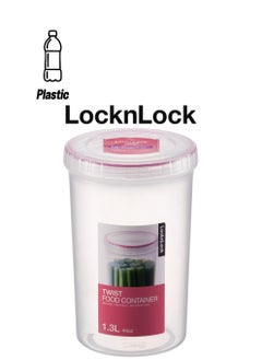 LOCK & LOCK LocknLock Twist Food Container 1.3L - BPA-Free, Airtight Seal, Freezer and Dishwasher Safe for Versatile Storage 