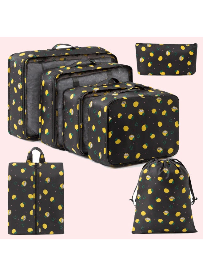 Thickened Multi-functional Travel Seven-piece Storage Bag Luggage Clothing Classification Organizing Bag Storage Bag Suit