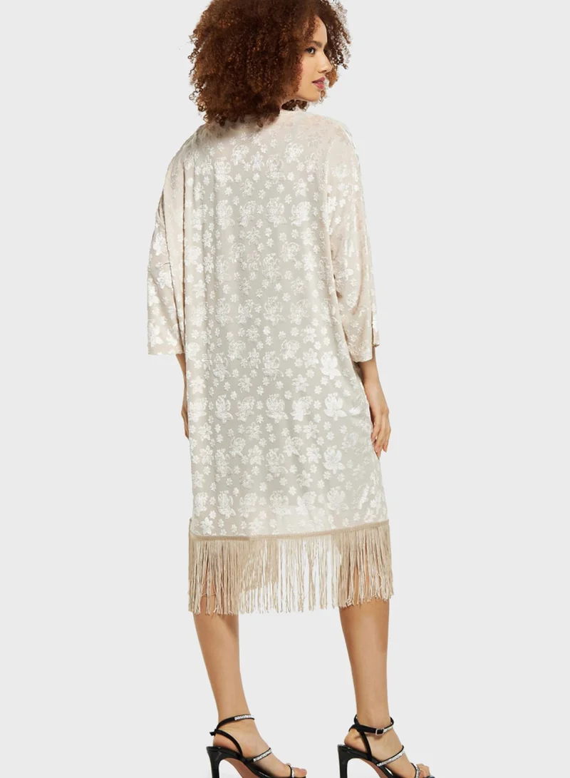 2Xtremz Fringe Detail Kimono
